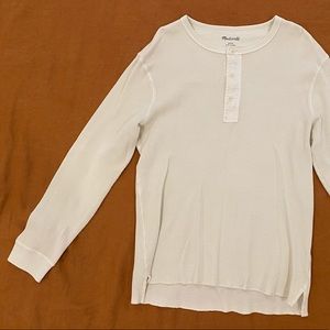 Madewell Men’s Long Sleeve Waffleprint Henley